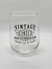 Bicchiere da vino vintage 1931