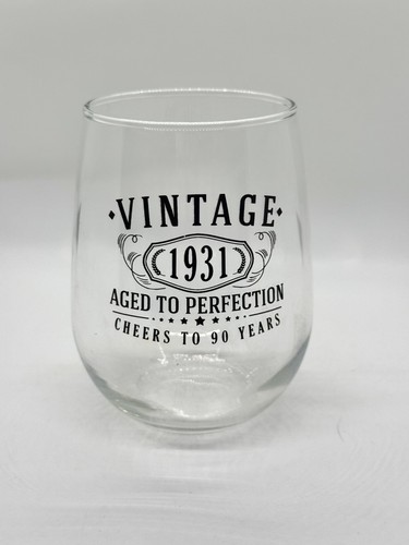 Bicchiere vino vintage 1931 - bicchiere, da