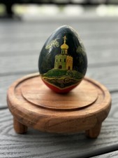 Russian handmade Wooden egg