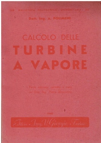 Calcolo delle turbine vapore - calcolo,
