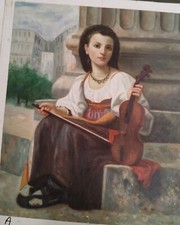 Quadro Dipinto  Ritratto dama