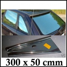 PELLICOLA OSCURANTE FOGLIA CROMATA CHROM CHROME VETRI NERI TUNING 50 X 300 CM