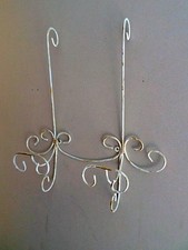 Appendiabiti attaccapanni appendino in ferro battuto 2 posti shabby chic