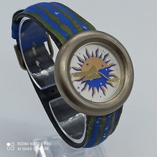 Sun & Moon 2CAN orologio Quarzo Introvabile Mvt Miyota 2035 Anni 90 Regalo Box