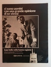 ATKINSONS EXECUTIVE PUBBLICITÀ ADVERTISING 1969 CM. 33,5 X 26