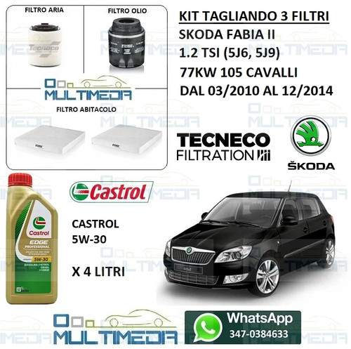 Kit tagliando filtri - filtri, olio