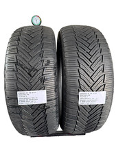 2 PNEUMATICI USATI 205/55 R 16 91H MICHELIN INVERNALE M+S 5 MM DOT 5219