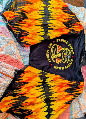 Shirt nera cobra kai - t-shirt,