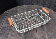 Cestino shabby maniglie