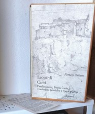 Canti giacomo leopardi - giacomo,