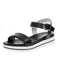 Nerogiardini Sandali Plateau In Pelle Nero - Taglia 36 [23cm] Scarpe Donna