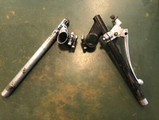 COPPIA SEMIMANUBRI MENANI COMPETIZIONE RACING MOTO EPOCA DUCATI MORINI AGUSTA