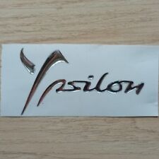 Adesivo resinato 3D logo Lancia Ypsilon Chrome