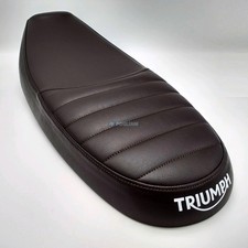 Sella ribassata low-seat pelle marrone originale Triumph Scrambler 1200 xc/xe