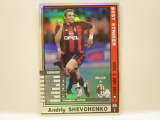 Panini WCCF 2001-02 BS Andriy Shevchenko 1976 Ucraina n.7 AC Milan Miglior Attaccante