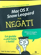 MAC OS X SNOW LEOPARD PER NEGATI BOB "DR.MAC" LE VITUS MONDADORI 2010
