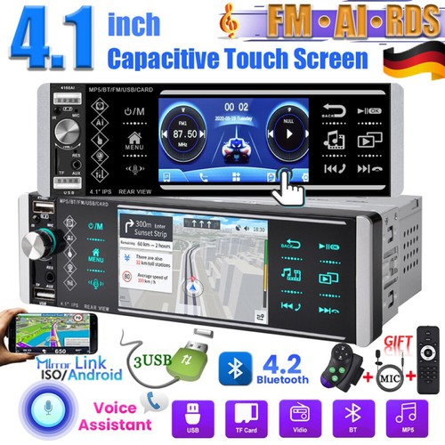 Autoradio pollici touch - 4.1,