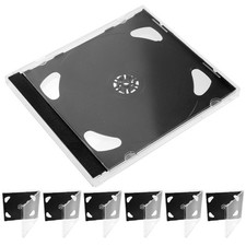  6 Pcs Scatola Del Cd Porta