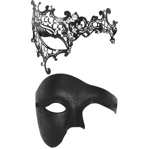 2pz maschere costume coppia - 2pz,