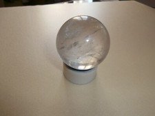 MINERALE SFERA IN CRISTALLO DI ROCCA DIAMETRO CM. 6