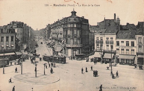 Roubaix rue la gare - rue,