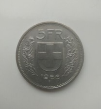 5 FRANCHI SVIZZERA 1968
