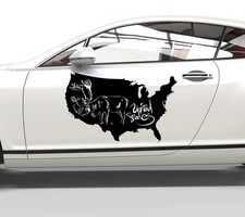 Adesivi Auto Stati Uniti