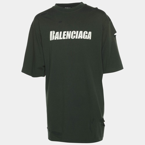 Shirt balenciaga verde in - t-shirt,