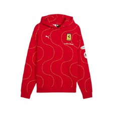 Felpa Hoodie Scuderia Ferrari Monza 2025 50th Niki Lauda Rosso