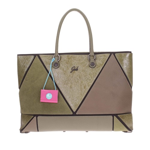 Gabs borsa pelle donna verde - borsa,