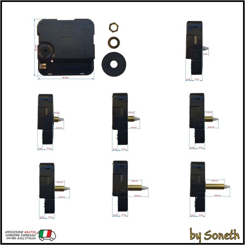 Meccanismo motore per lancette - motore,