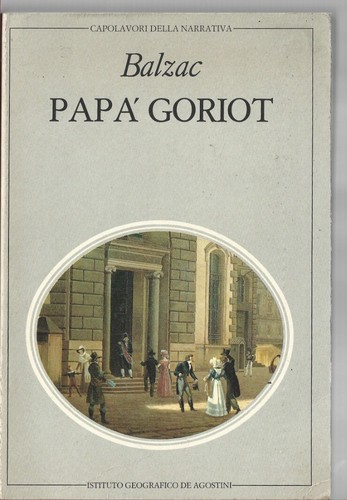 Papa goriot tenebroso - goriot, un