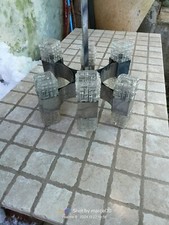 GAETANO SCIOLARI PER MAZZEGA LAMPADA A SOSPENSIONE CUBIC ANNI 60 