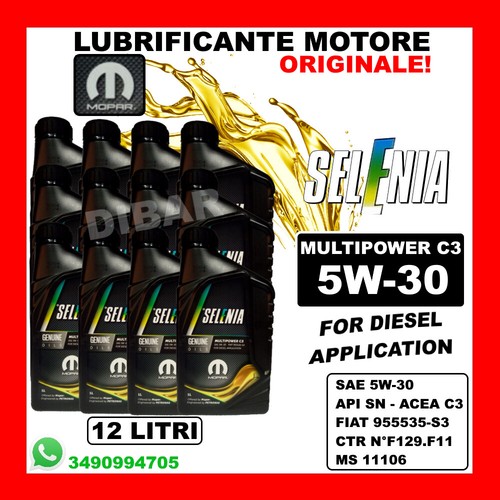 Olio selenia multipower 5w30 - olio,