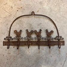 Appendiabiti Antico in Ferro 60x37 cm