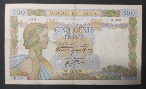 Francia banconota 500 - da,
