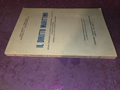 Diritto marittimo rivista - diritto,