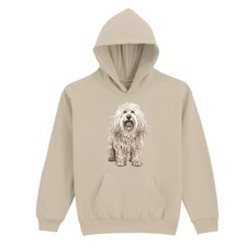 Felpa con cappuccio Puli cane