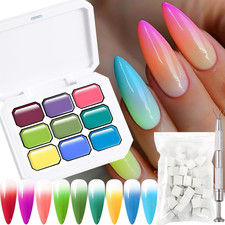 Gradient Nail Gel Kit with