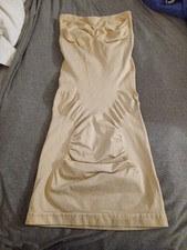 Body intero donna slim N lift lungo più sottile taglia large beige nuovo