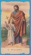 S. Giuseppe Orazione santino holy card image pieuse heilige karte MA1375