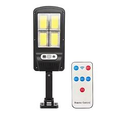 Faretto lampione solare 320 led cob lampada da esterno sensore di movimento ip44