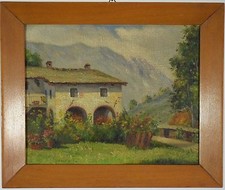 Quadro Olio Tela "Casa in