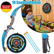 Set Arco Bambini Arco Freccia Set per Bambini 3+ Anni con 10 Frecce Ventosa LED