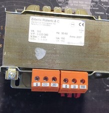 TRASFORMATORE LAMELLARE PRIMARIO 0/220/380 SECONDARIO 0/55/110 300VA