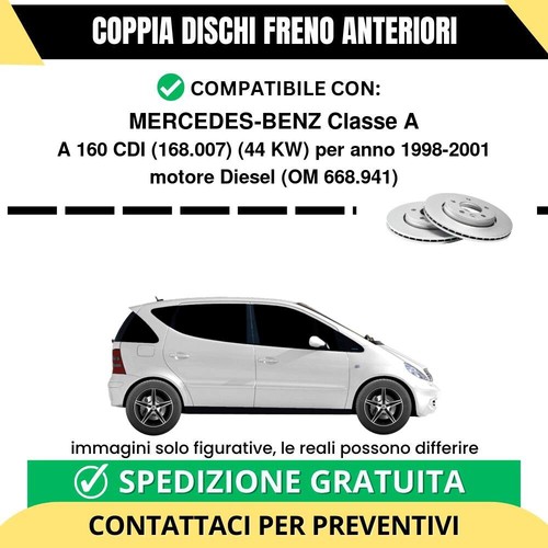 Coppia dischi freno anteriori - dischi,