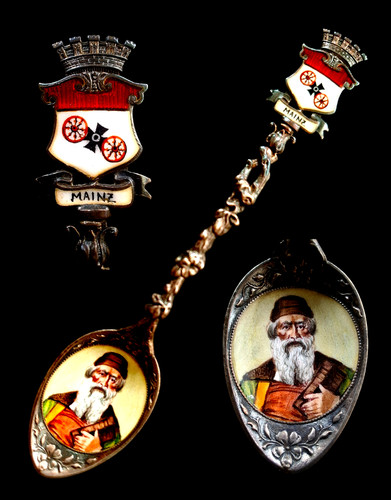 1900 cucchiaio souvenir - 1900's,