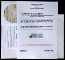SQL Server 2019 Standard 24 core e CAL illimitate licenza DVD e COA