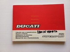 Ducati Supersport 750 1991 manuale uso manutenzione libretto originale