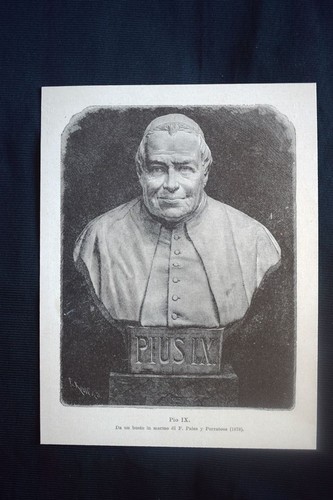 Busto papa pio - papa, ix
